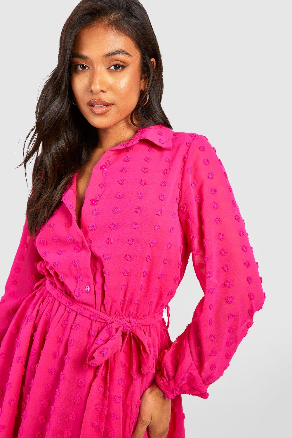 Boohoo petite deals shirt dress